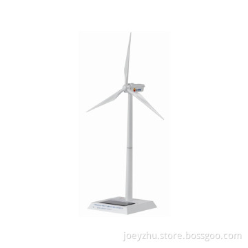 Zinc alloy and ABS plastic blades Diecast Hybrid Solar Windmill Model